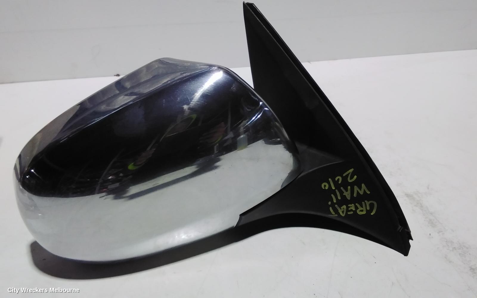GREAT WALL V200/V240 RIGHT DOOR MIRROR, K2, CHROME, 07/2009 - 01/2015 - Image 2