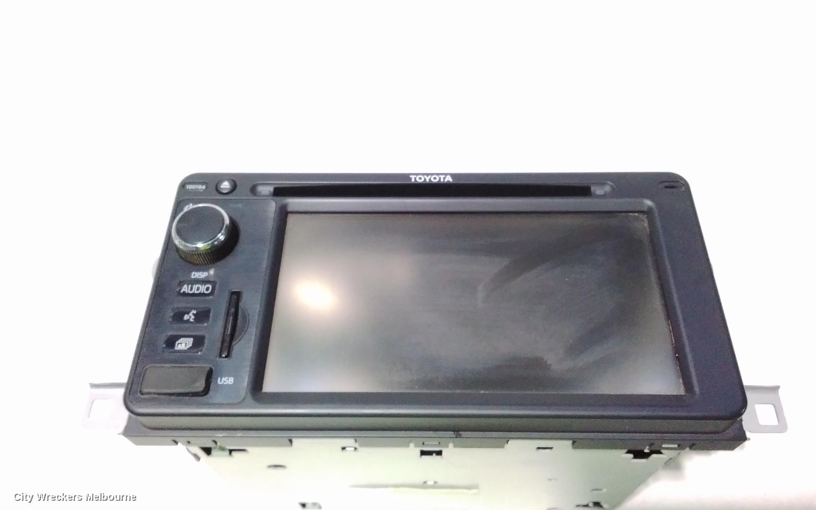 TOYOTA COROLLA RADIO/CD/DVD/SAT/TV, SINGLE DISC CD PLAYER (P/N ON FACE 100184), ZRE182R, HATCH, 10/2012 - 03/2015 - Image 3