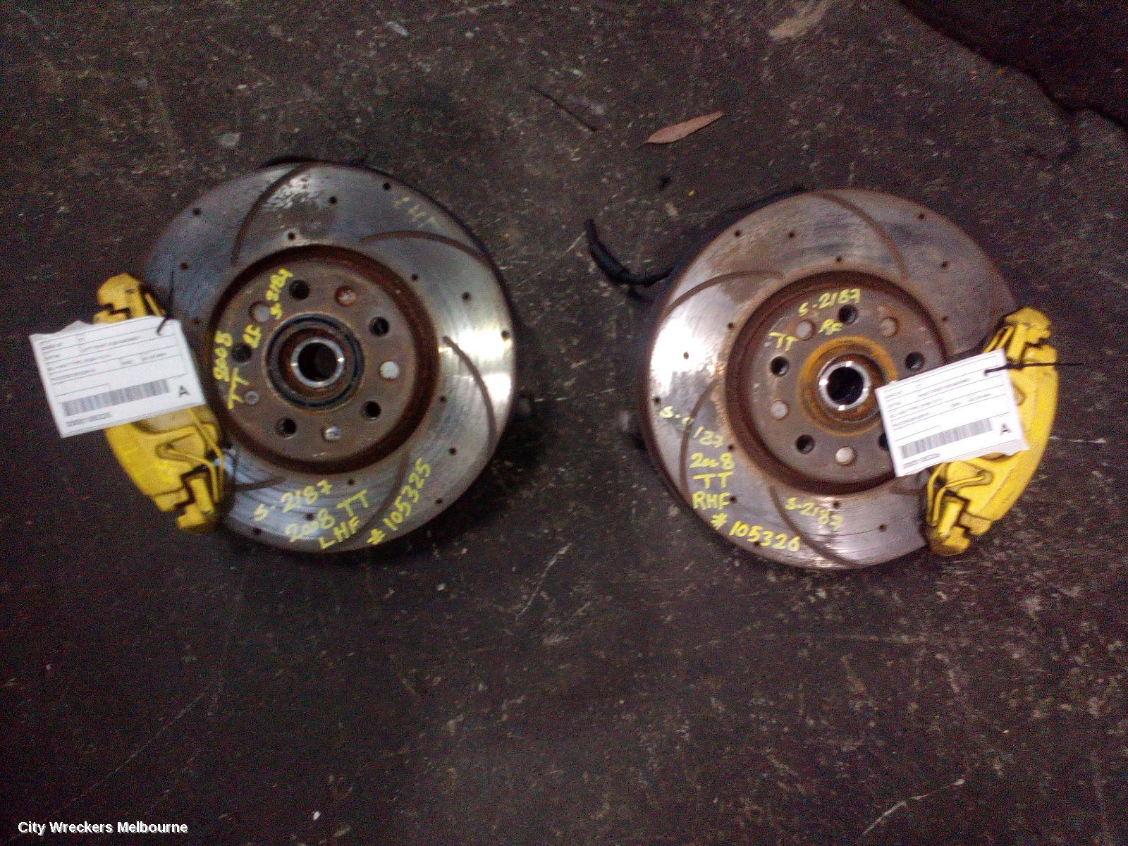 AUDI TT RIGHT FRONT HUB ASSEMBLY, 8J, 4 BOLT TYPE, 09/2006 - 12/2014 - Image 3