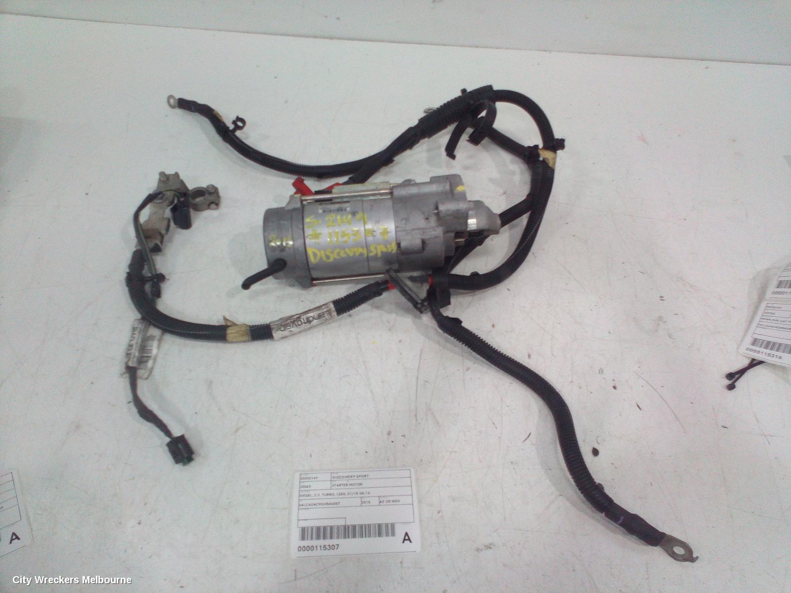 LAND ROVER DISCOVERY SPORT STARTER, DIESEL, 2.2, TURBO, L550, 01/2015 - 06/2016 - Image 2