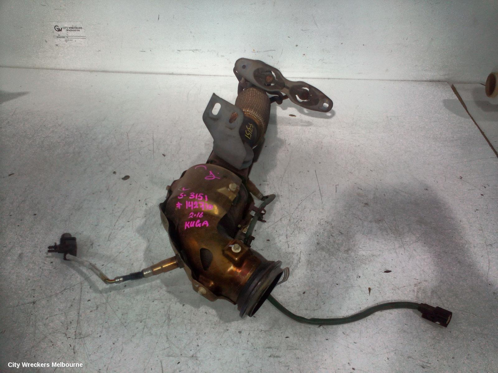FORD KUGA CATALYTIC CONVERTER, DOWNPIPE-CAT TYPE, 2.0, PETROL, TF, 11/2014 - 09/2016 - Image 2
