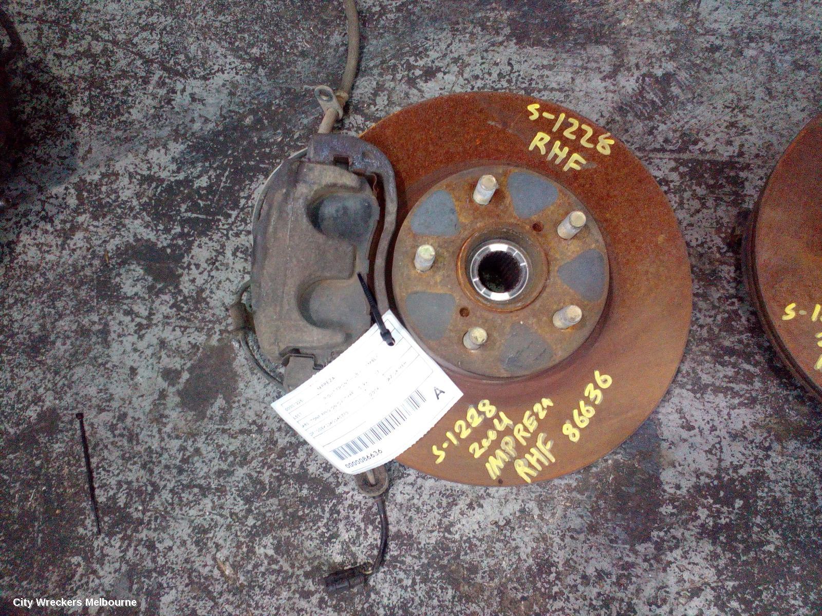 SUBARU IMPREZA RIGHT FRONT HUB ASSEMBLY, ABS, (TONE RING ON CV) TYPE, 10/1999 - 04/2007 - Image 3