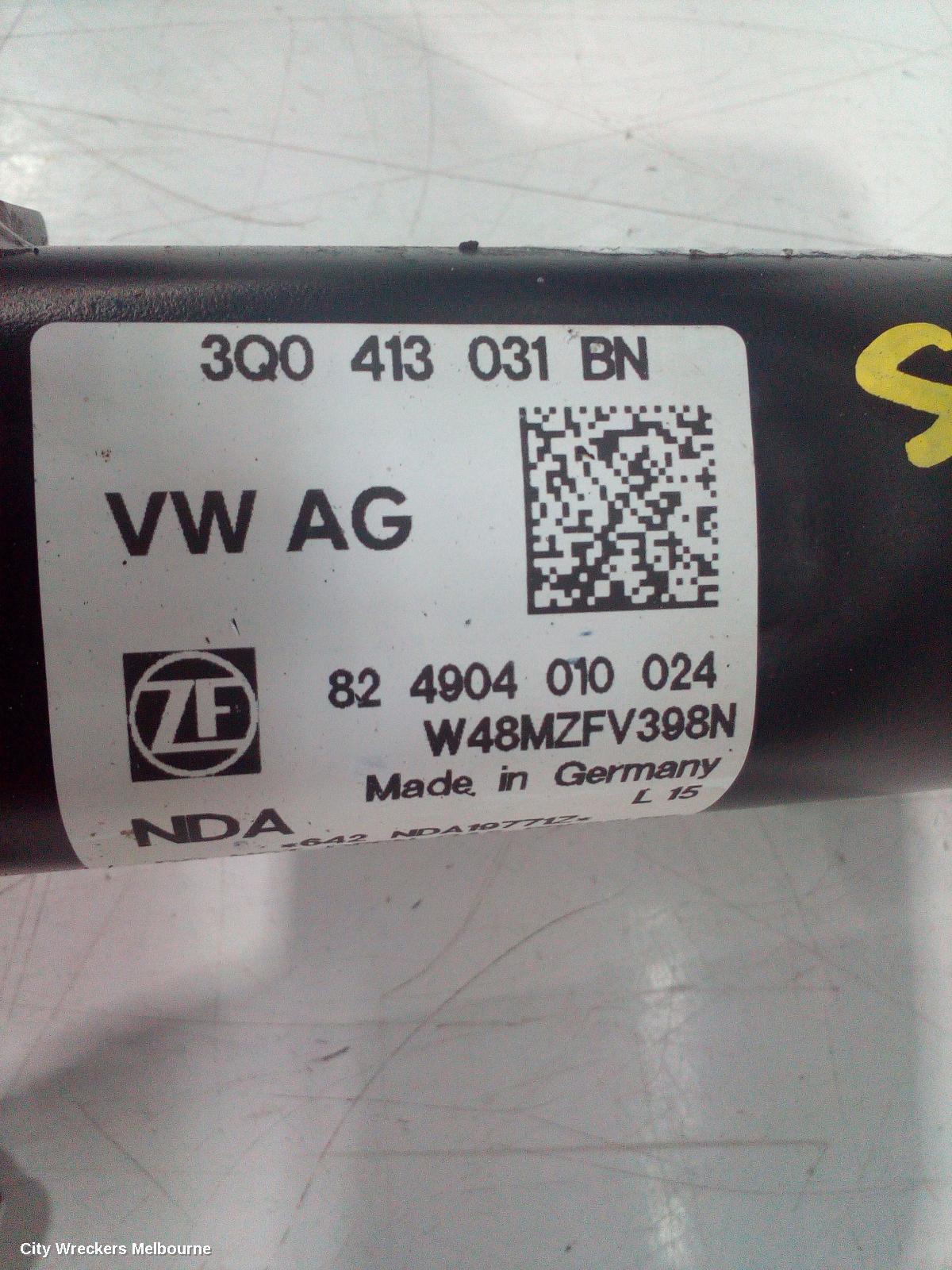 VOLKSWAGEN PASSAT RIGHT FRONT STRUT, B8/MK7, ELECTRIC TYPE, 06/2015 ONWARDS - Image 3