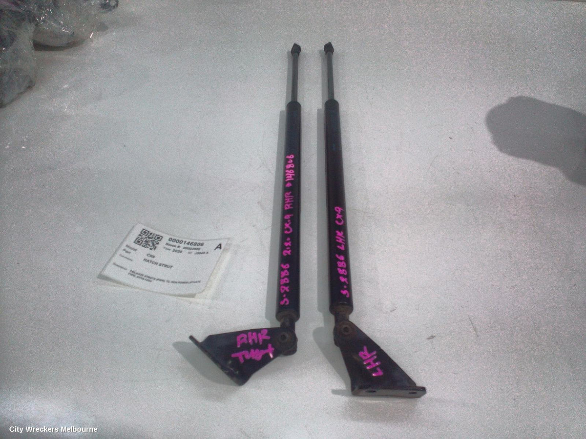MAZDA CX9 HATCH STRUT, TAILGATE STRUTS (PAIR), TC, NON POWER LIFTGATE TYPE, 07/2016 - 12/2024 - Image 2