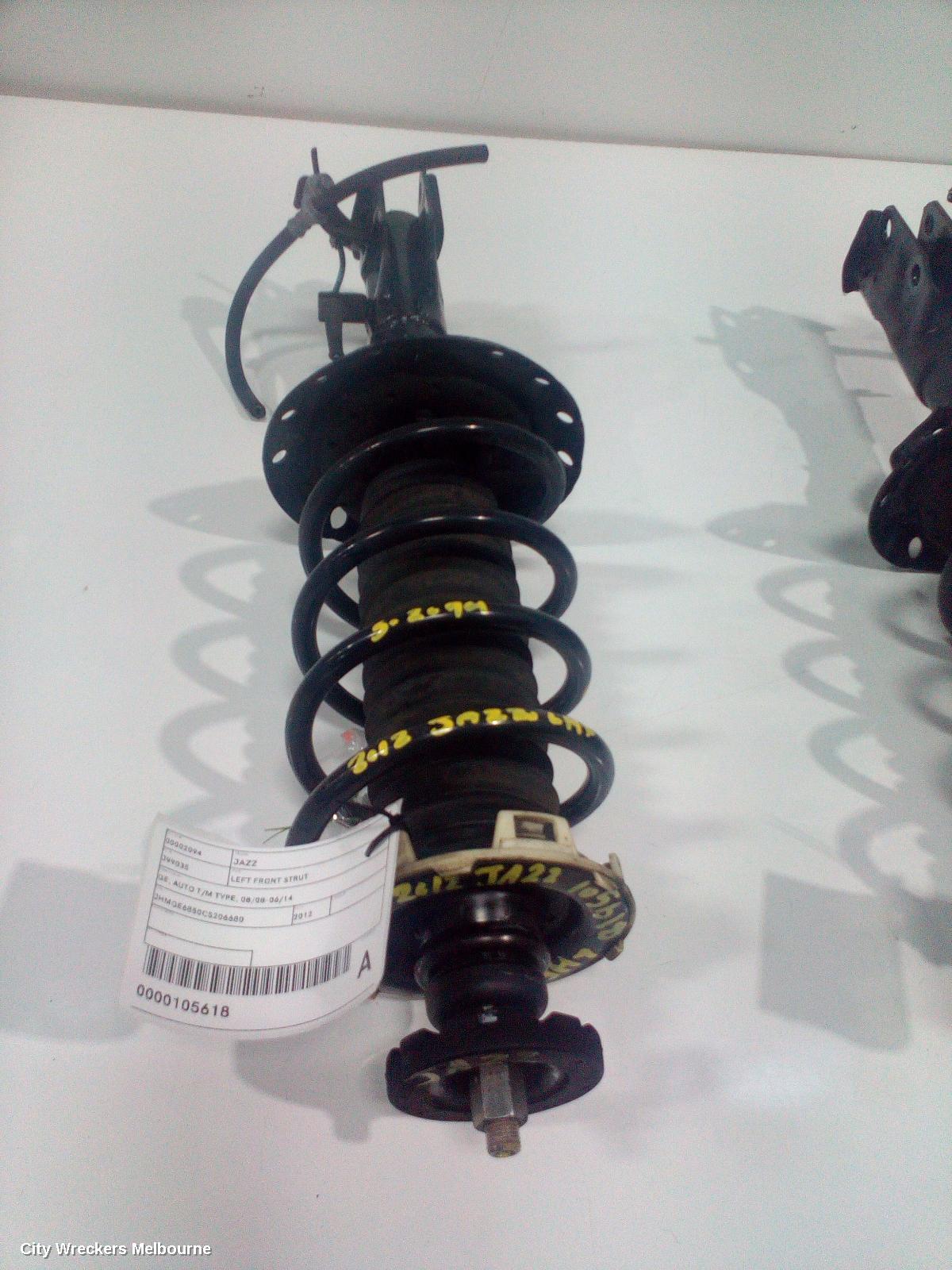 HONDA JAZZ LEFT FRONT STRUT, GE, AUTO T/M TYPE, 08/2008 - 06/2014 - Image 2