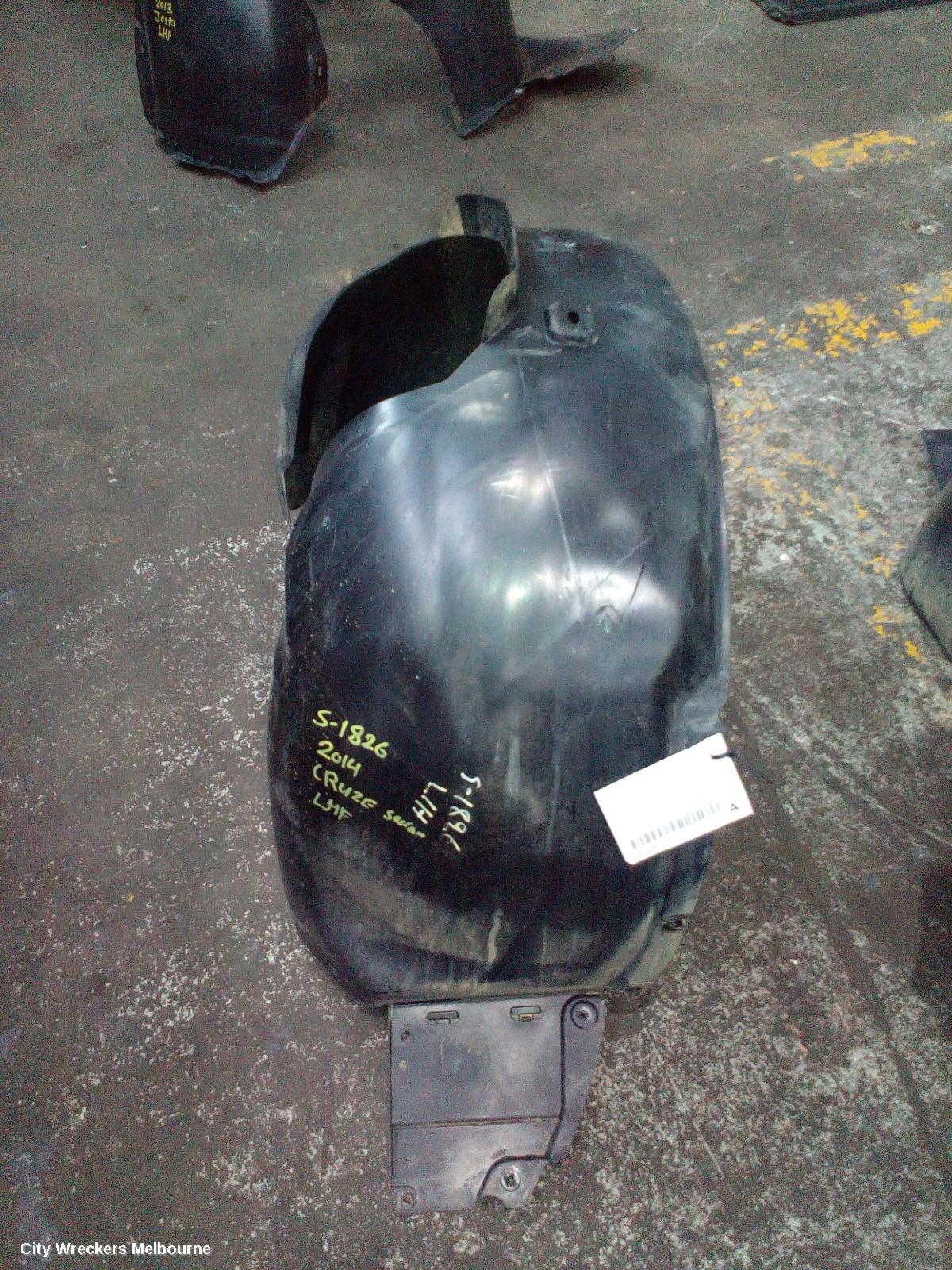 HOLDEN CRUZE LEFT GUARD LINER, FRONT, JH, SEDAN/HATCH, 03/2011 - 01/2017 - Image 2
