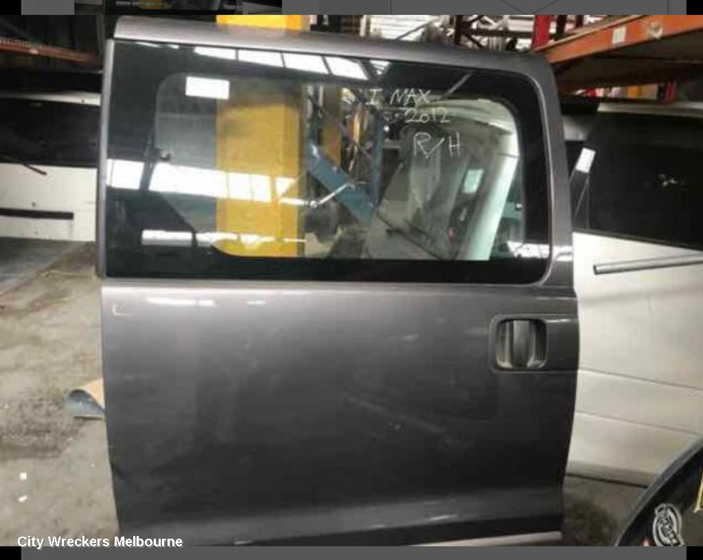 HYUNDAI ILOAD/IMAX RIGHT REAR DOOR, TQ, ILOAD, FIXED GLASS TYPE, 11/2007 - 03/2021 - Image 1