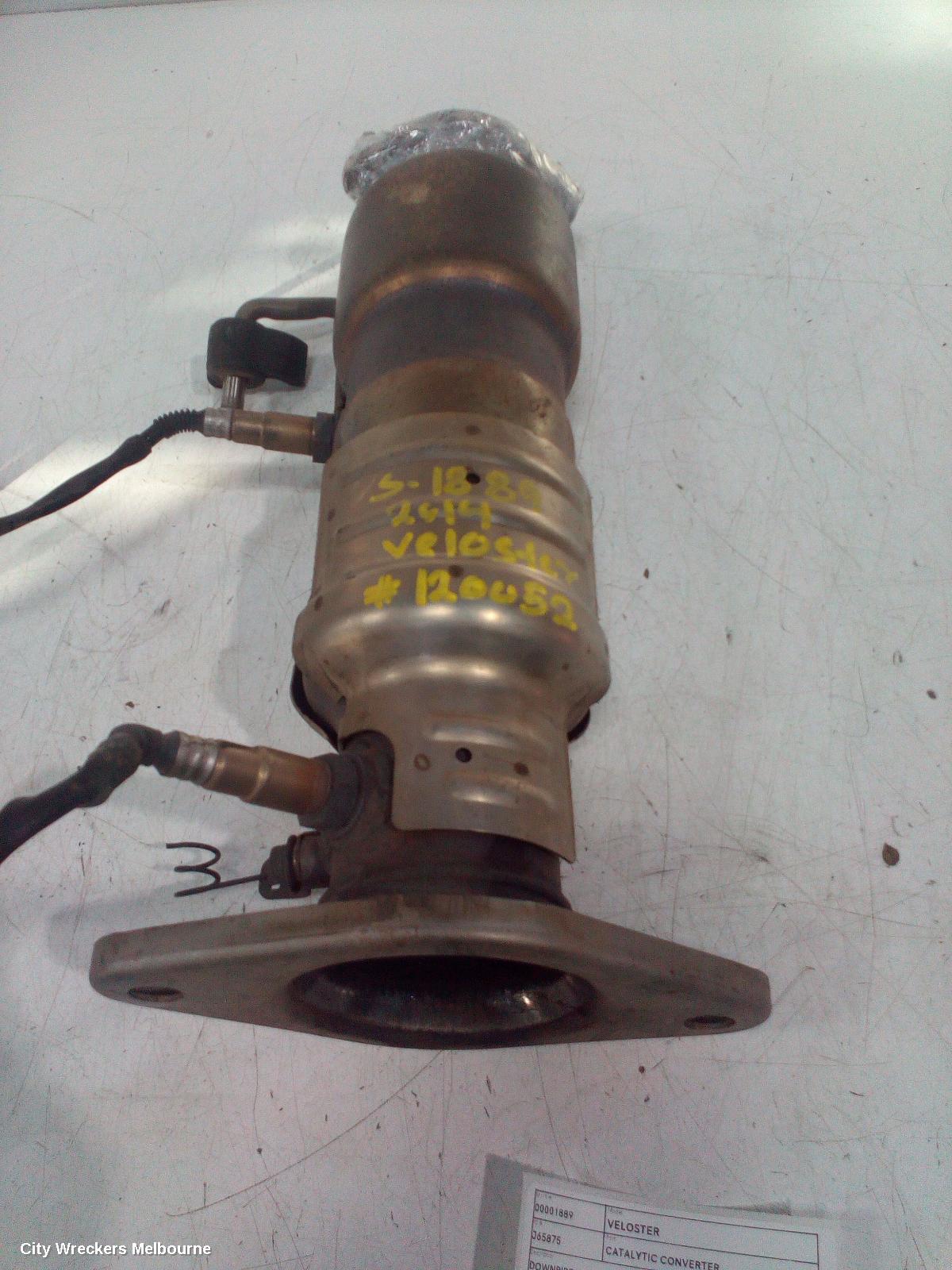 HYUNDAI VELOSTER CATALYTIC CONVERTER, DOWNPIPE-CAT TYPE, 1.6, G4FJ, PETROL, FS, 07/2012 - 02/2018 - Image 1