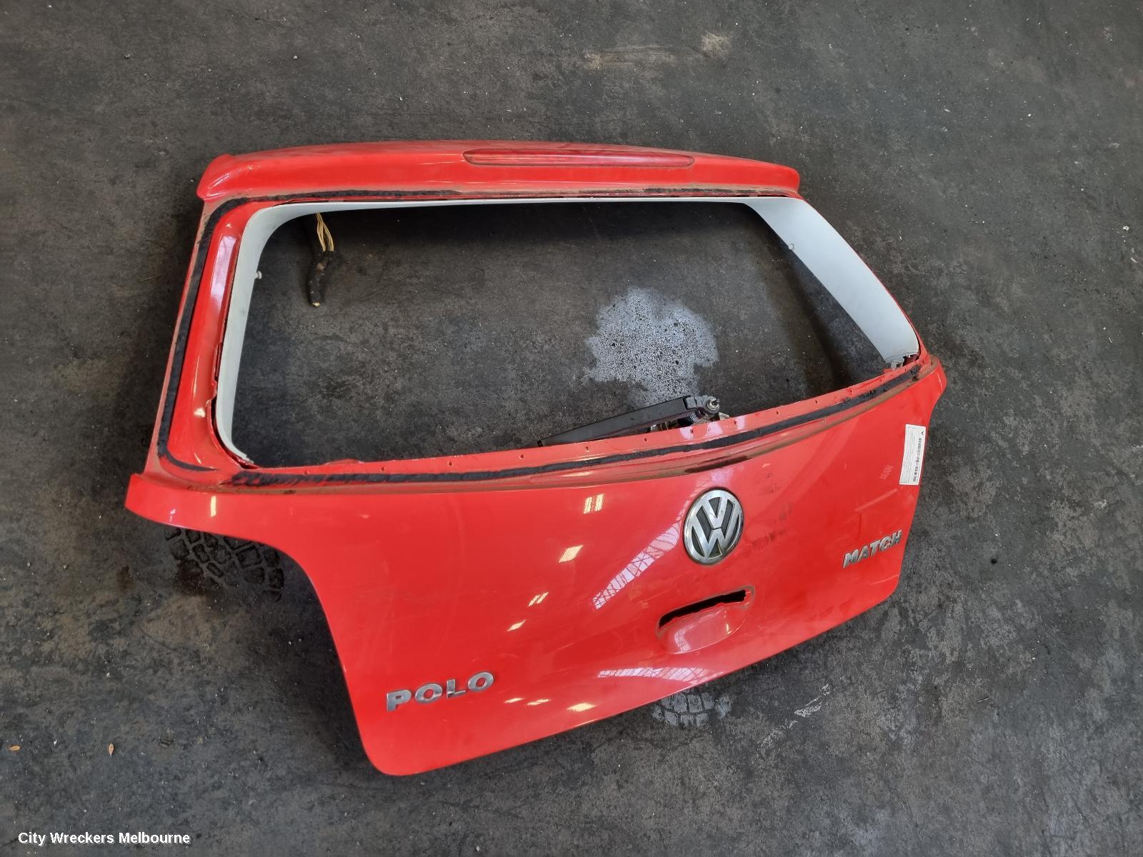 VOLKSWAGEN POLO BOOTLID/TAILGATE, TAILGATE, 9N, STANDARD TYPE (NO SPOILER), 11/2005 - 04/2010 - Image 2