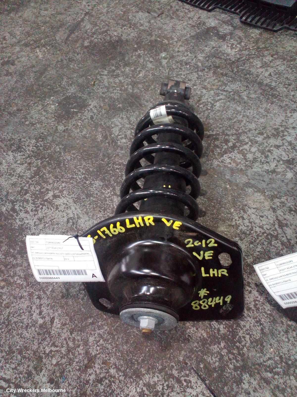 HOLDEN COMMODORE LEFT REAR STRUT, VE, OMEGA/LUMINA/BERLINA/60TH ANNIV/INTERNATIONAL, 08/2006 - 04/2013 - Image 1