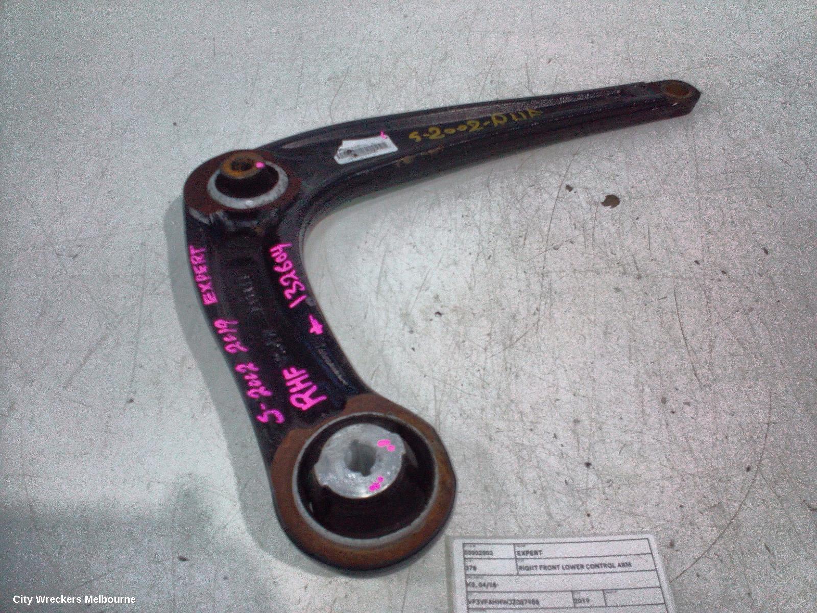 PEUGEOT EXPERT RIGHT FRONT LOWER CONTROL ARM, K0, 04/2018 ONWARDS - Image 1