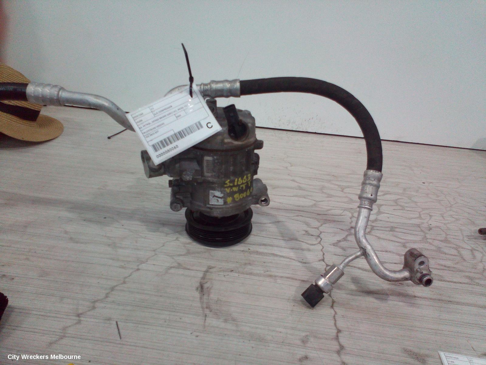 AUDI TT A/C COMPRESSOR, 8J, PETROL, DENSO BRAND (6SEU14C), 09/2006 - 12/2014 - Image 3