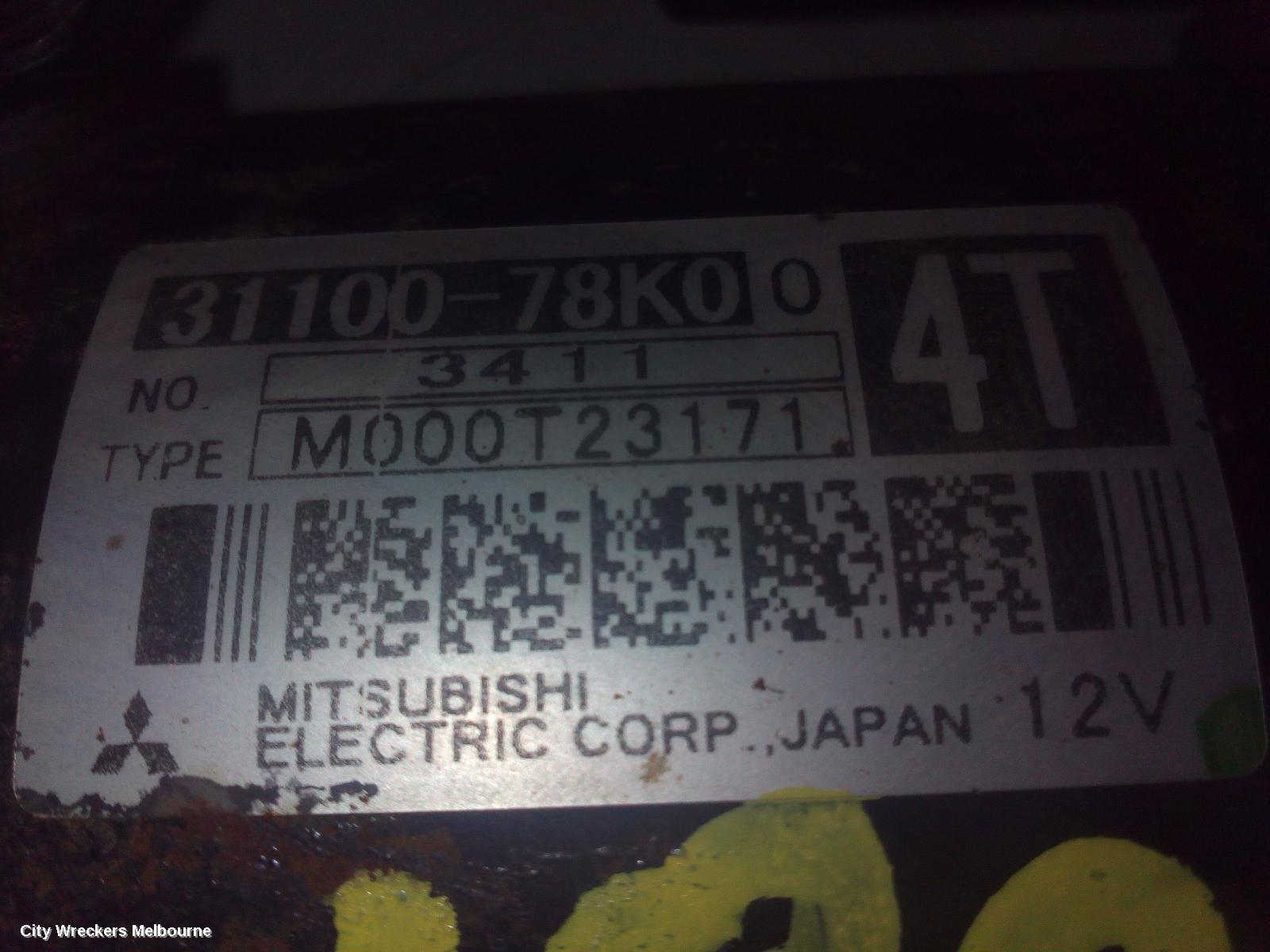 SUZUKI SX4 STARTER, PETROL, 2.0, J20B, 01/2010 - 01/2014 - Image 3
