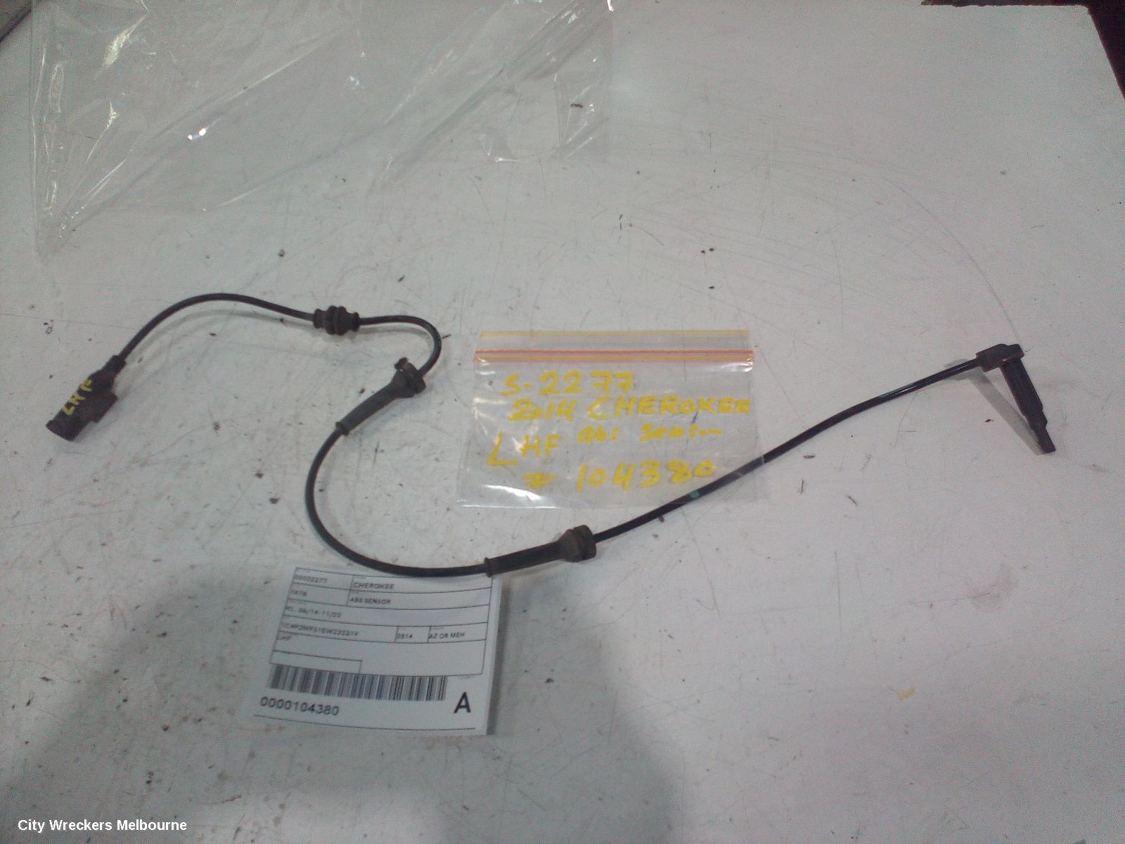 JEEP CHEROKEE ABS SENSOR, KL, LH FRONT, AWD, 02/2014 - 11/2022 - Image 3