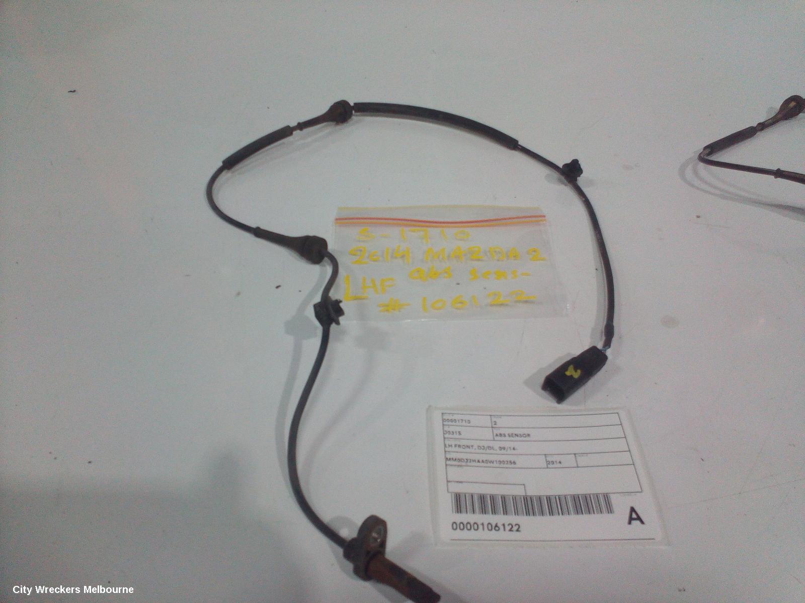 MAZDA 2 ABS SENSOR, LH FRONT, DJ/DL, 09/2014 ONWARDS - Image 2