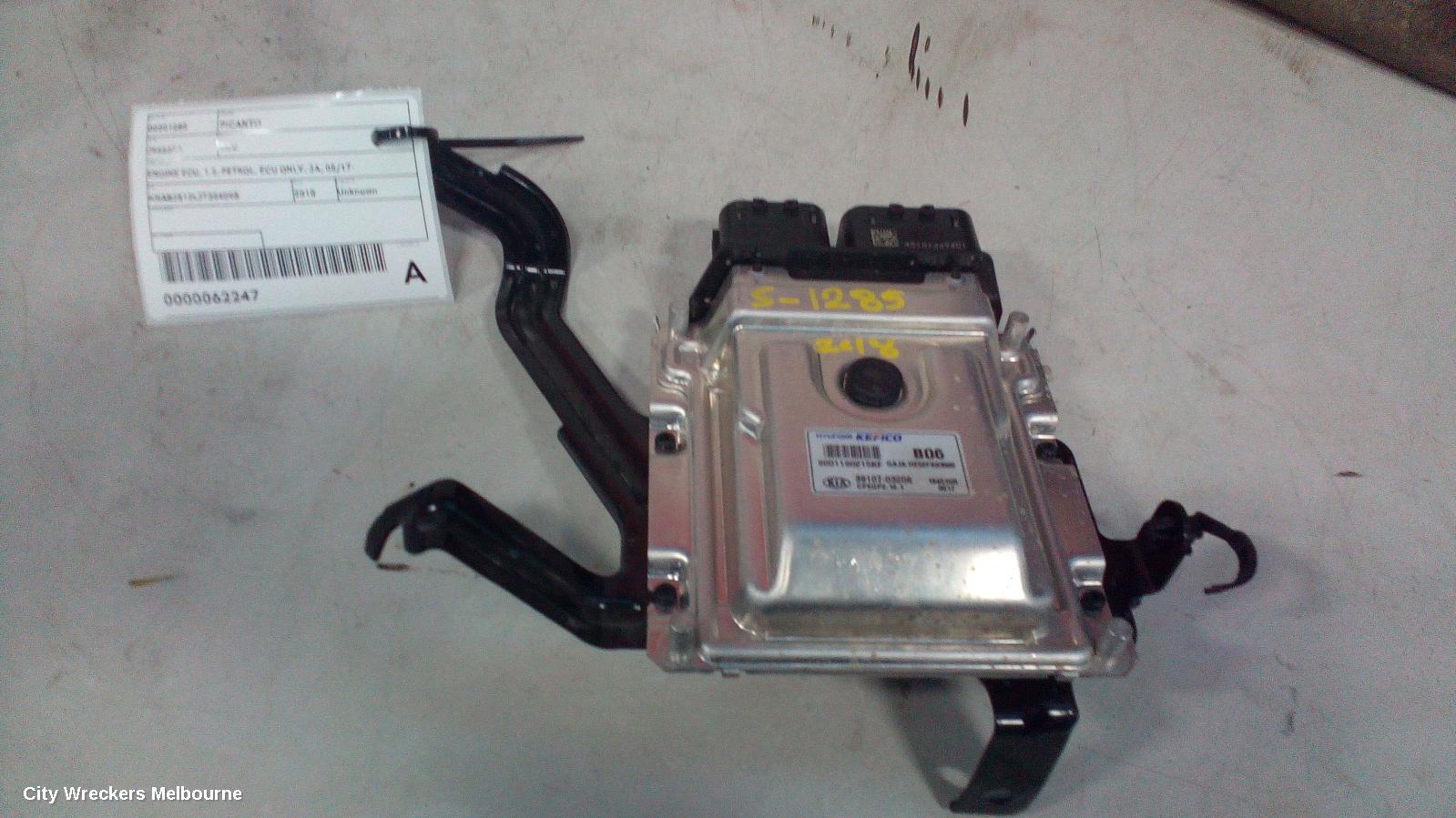 KIA PICANTO ECU, ENGINE ECU, 1.2, PETROL, ECU ONLY, JA, 05/2017 ONWARDS - Image 3