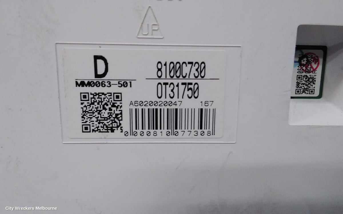 MITSUBISHI PAJERO INSTRUMENT CLUSTER, DIESEL, AUTO T/M, ANALOG TYPE, PAJERO SPORT, QF, 11/2019 ONWARDS - Image 2
