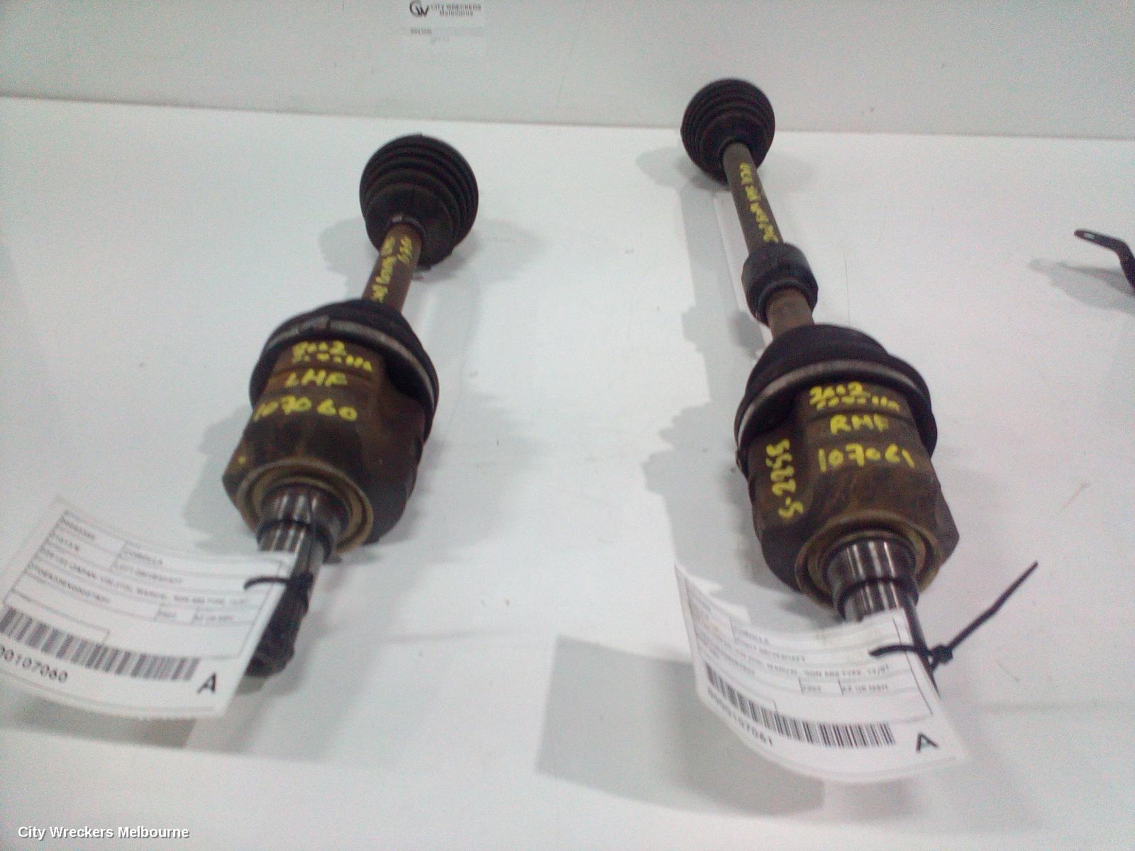 TOYOTA COROLLA LEFT DRIVESHAFT, ZZE122 (JAPAN-VIN JTD), MANUAL, NON ABS TYPE, 12/2001 - 06/2007 - Image 3