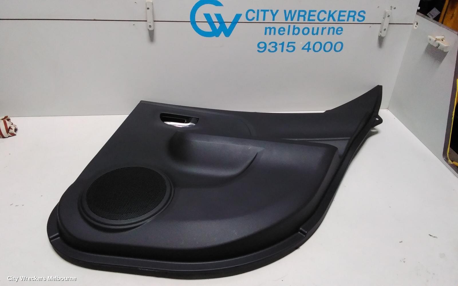 TOYOTA PRIUS DOOR TRIM, NHP10R, PRIUS C, RH REAR, LEATHER, 12/2011 ONWARDS - Image 1