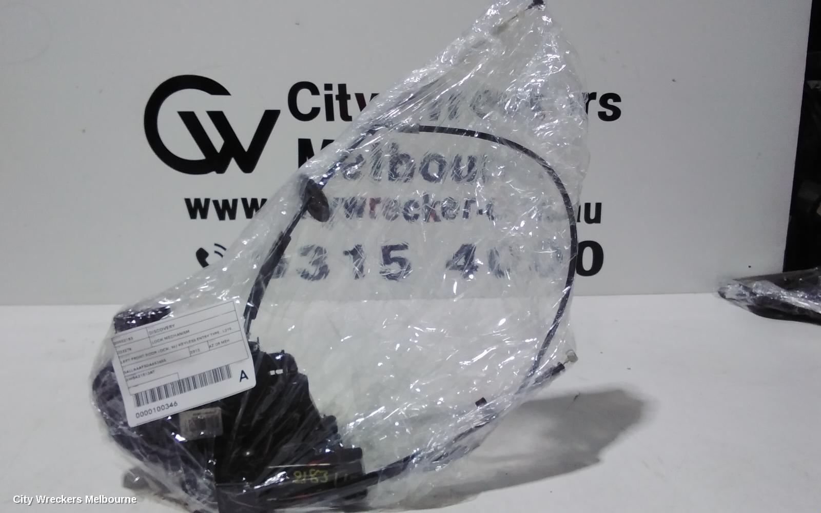 LAND ROVER DISCOVERY DOOR/BOOT/GATE LOCK, LEFT FRONT DOOR LOCK, W/ KEYLESS ENTRY TYPE,  L319, 10/2009 - 12/2016 - Image 1