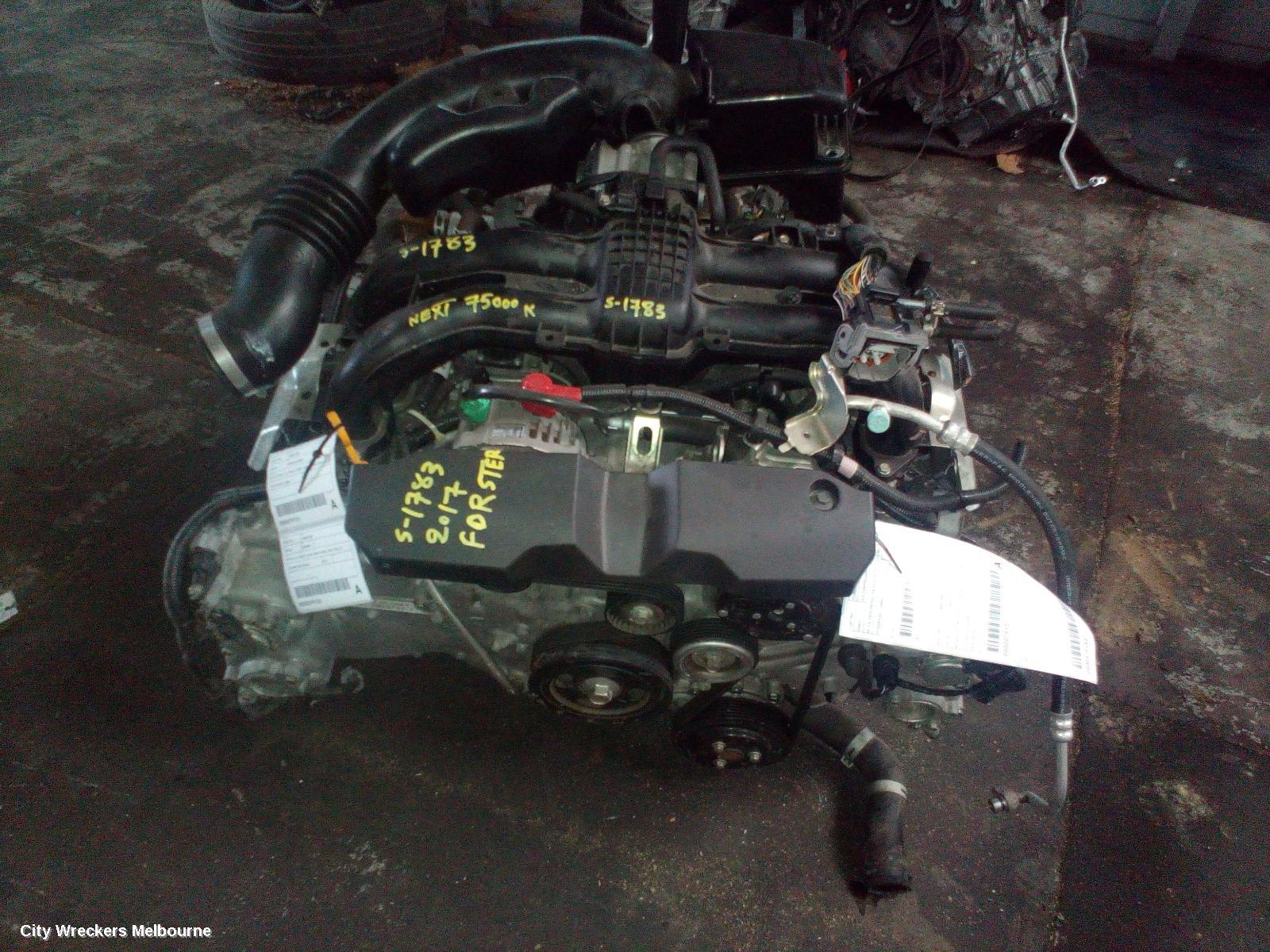 SUBARU FORESTER ENGINE, PETROL, 2.5, FB25 (126KW), NON TURBO, EGR TYPE, FB25AFY, SJ, 09/2013 - 07/2018 - Image 2