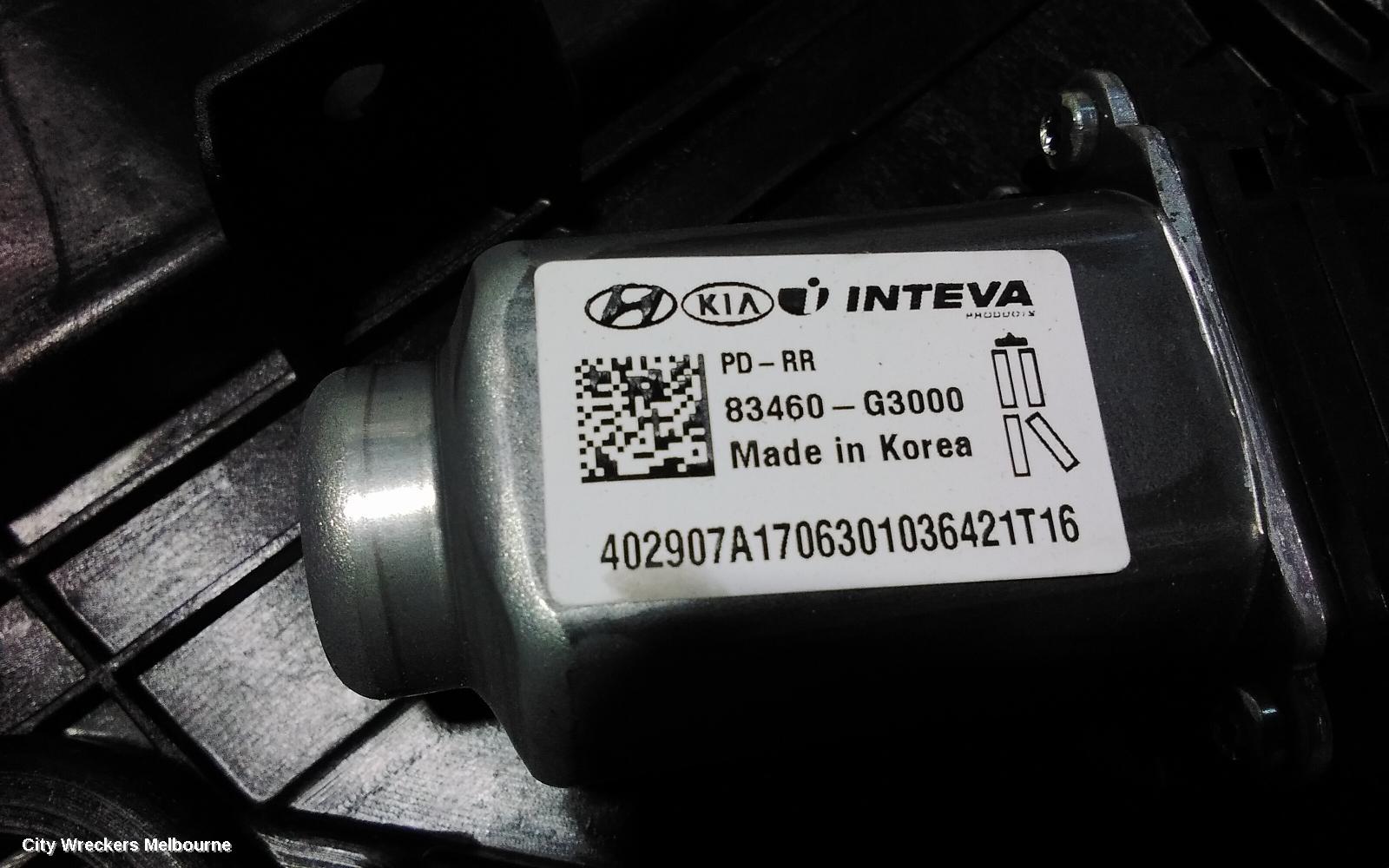 HYUNDAI I30 RIGHT REAR WND REG/MOTOR, PD, HATCH (S. KOREA VIN KMHH), DOOR REG ASSY (REG AND MOTOR), 03/2017 ONWARDS - Image 3