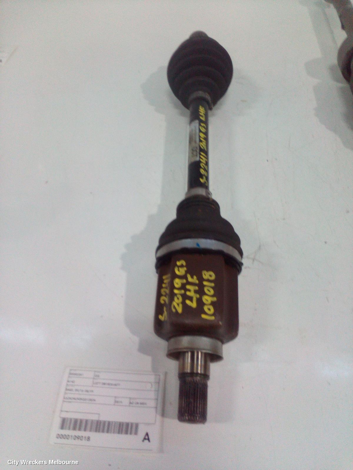 MG GS LEFT DRIVESHAFT, SAS2, 09/2016 - 08/2019 - Image 1