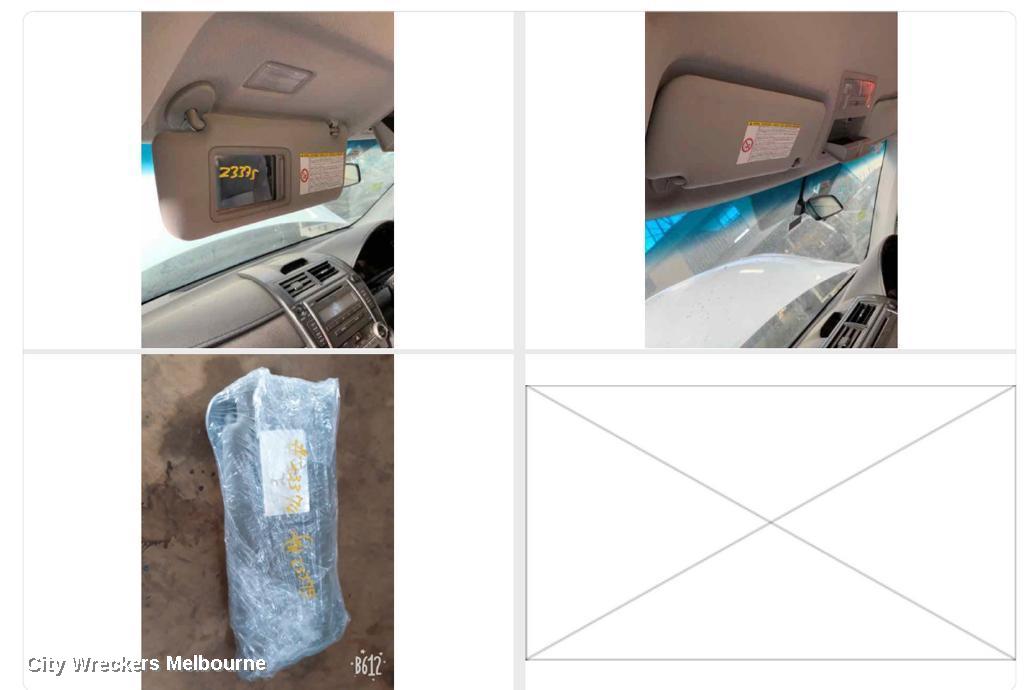 TOYOTA CAMRY SUNVISOR, ASV50/AVV50, LH SIDE, NON LAMP TYPE, 12/2011 - 10/2017 - Image 2