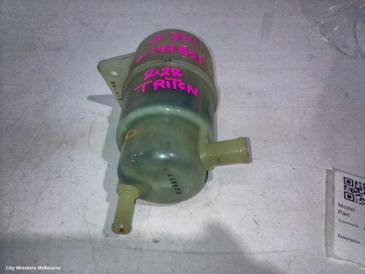 MITSUBISHI TRITON, MQ-MR, 03/2015 - 10/2023, POWER STEERING PUMP RESERVOIR TANK: 147856 - Image 2