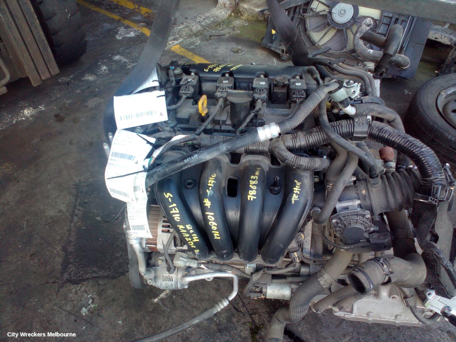 MAZDA 2 ENGINE, PETROL, 1.5, F-5P, ELEC CAM ACTUATOR TYPE, DJ/DL, 09/2014 ONWARDS - Image 2