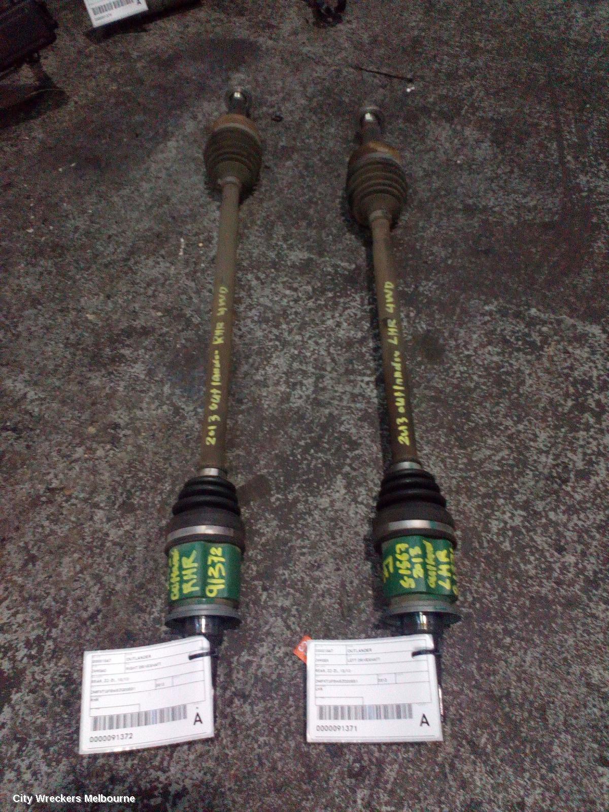 MITSUBISHI OUTLANDER LEFT DRIVESHAFT, REAR, ZJ-ZL, 10/2012 ONWARDS - Image 2