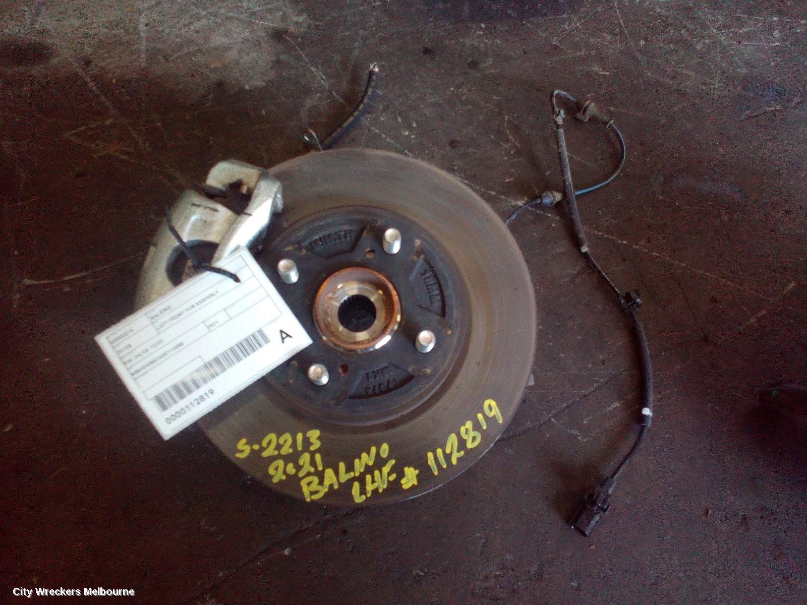 SUZUKI BALENO LEFT FRONT HUB ASSEMBLY, EW, 04/2016 - 12/2022 - Image 3