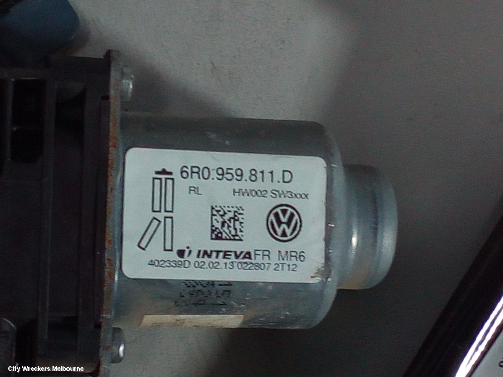 VOLKSWAGEN AMAROK LEFT REAR WND REG/MOTOR, 2H, 12/2010 ONWARDS - Image 3