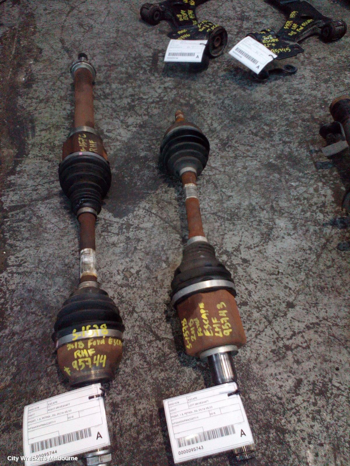 FORD ESCAPE LEFT DRIVESHAFT, FRONT, 1.5, PETROL, ZG, 09/2016 - 05/2020 - Image 2