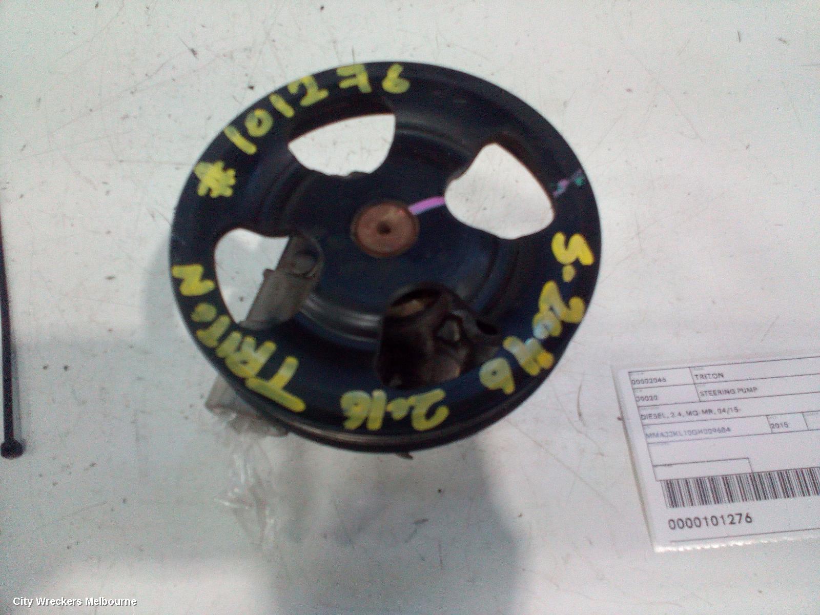 MITSUBISHI TRITON STEERING PUMP, DIESEL, 2.4, MQ-MR, 04/2015 ONWARDS - Image 1