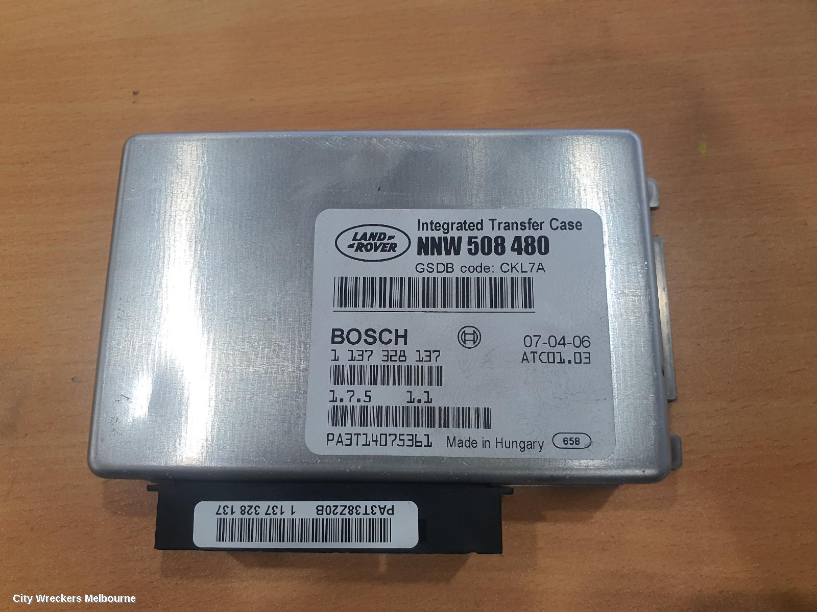 LAND ROVER RANGEROVER SPORT ECU, TRANSFER CASE ECU, L320, 08/2005 - 05/2013 - Image 1