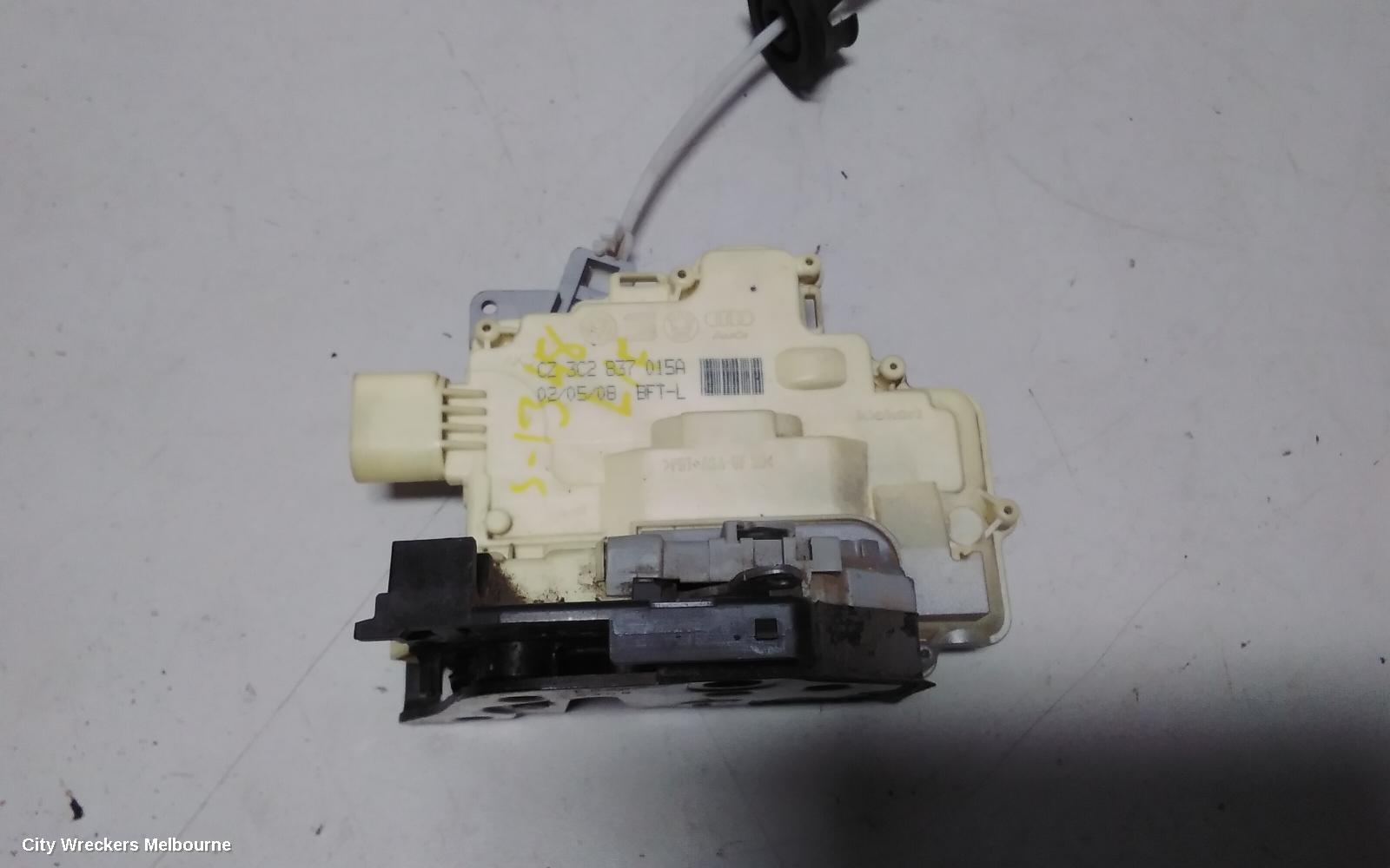 AUDI Q7 DOOR/BOOT/GATE LOCK, LEFT FRONT DOOR LOCK, 4L, P/N 3C2837015A, 09/2006 - 11/2009 - Image 2