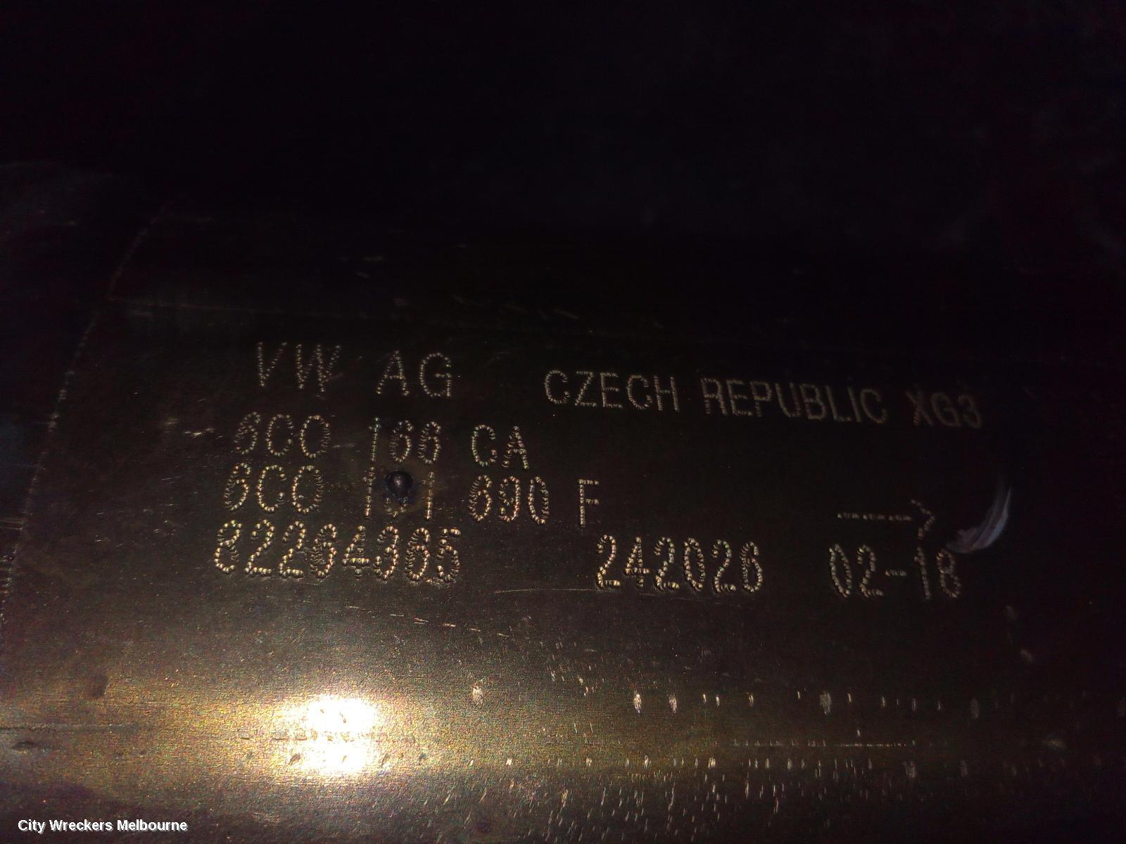 SKODA RAPID CATALYTIC CONVERTER, NH, 05/2014 - 12/2020 - Image 3