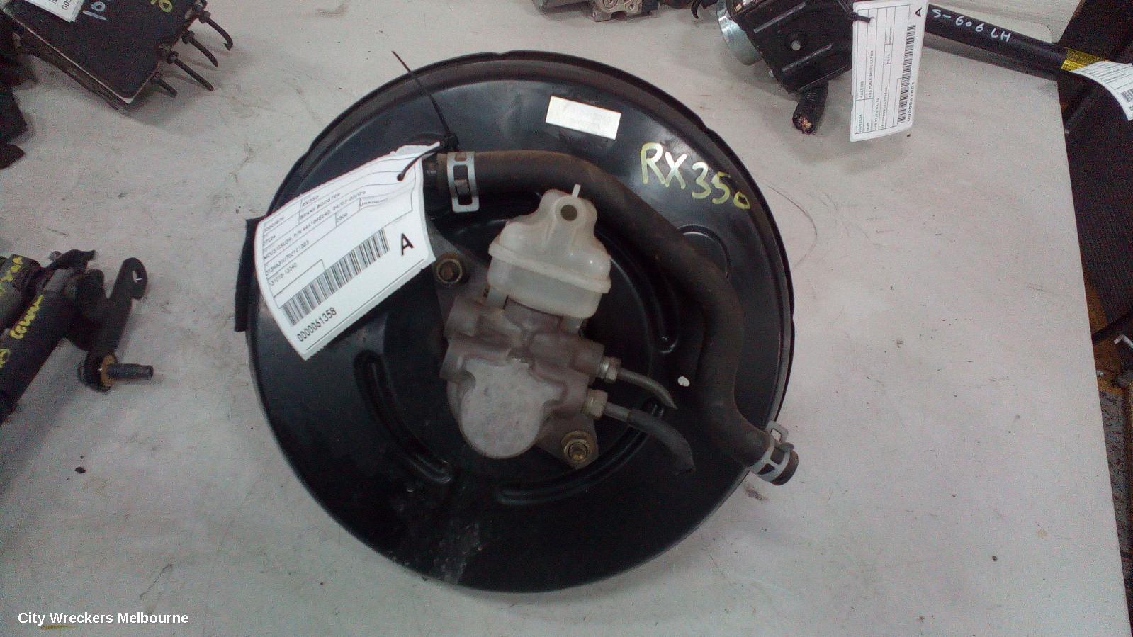 LEXUS RX SERIES BRAKE BOOSTER, PETROL, 3.3, 3MZ, MCU3#, RX330, 04/2003 - 11/2005 - Image 3