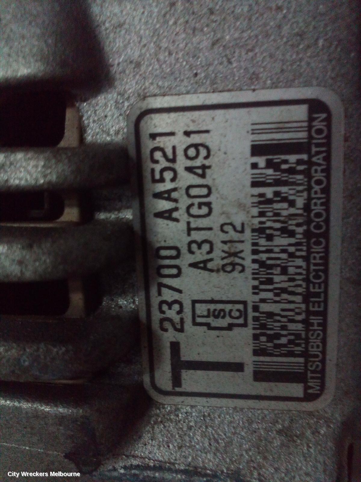 SUBARU IMPREZA ALTERNATOR, PETROL, 2.5, EJ25, TURBO, G3, 04/2007 - 12/2013 - Image 2