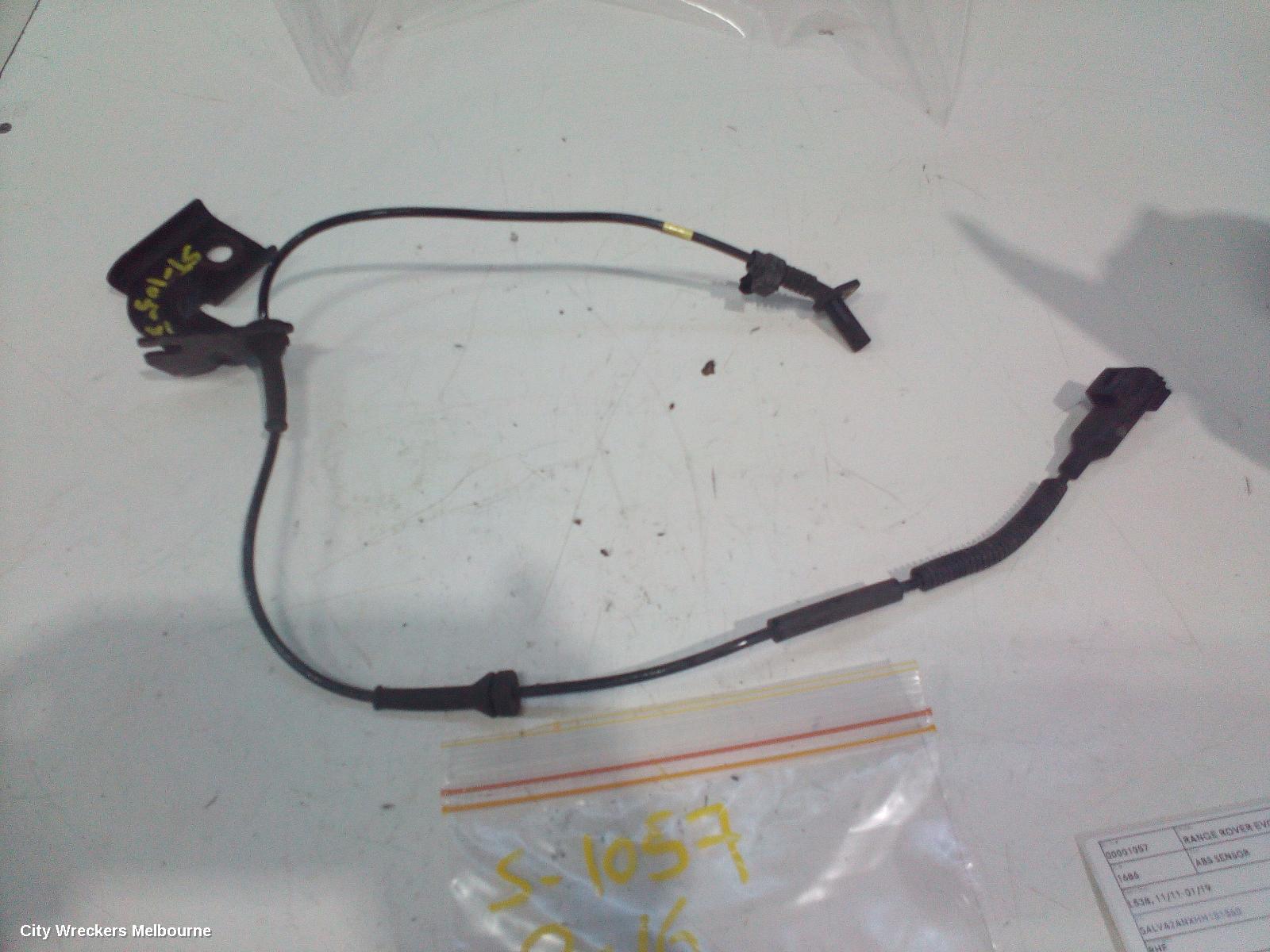 LAND ROVER RANGEROVER EVOQUE ABS SENSOR, L538, RH FRONT, 11/2011 - 01/2019 - Image 3