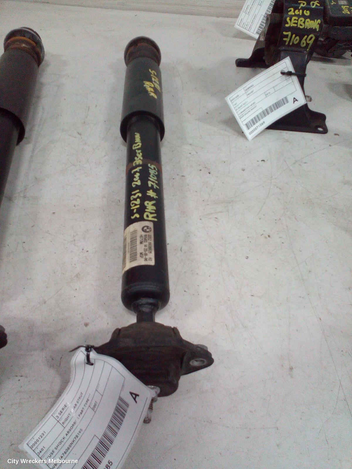 BMW 3 SERIES RIGHT REAR STRUT, ***USE SHOCK ABSORBER PART TYPE*** - Image 2