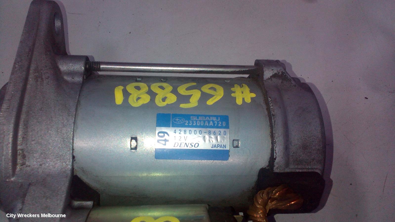 TOYOTA 86 STARTER, PETROL, 2.0, AUTO T/M, 1.6KW, 23300AA720, FA20, ZN6, 04/2012 - 09/2021 - Image 3