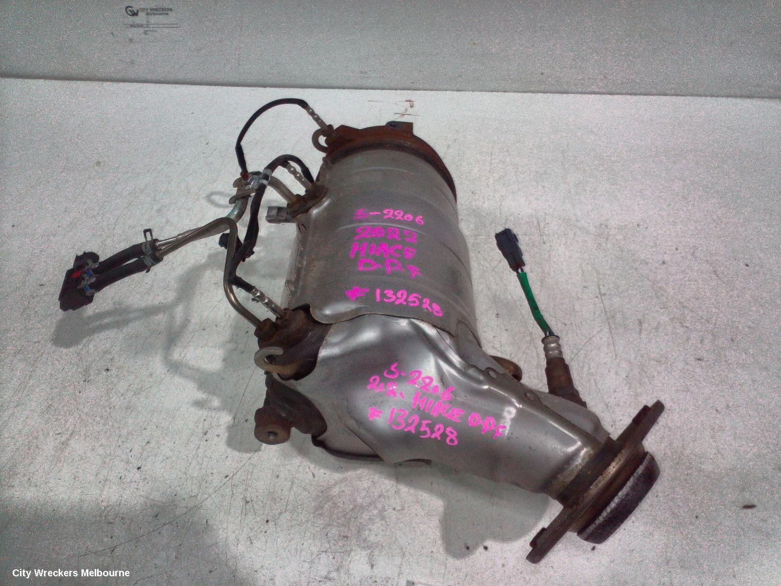 TOYOTA HIACE PARTICULATE FILTER/DPF, DIESEL, 2.8, 1GD-FTV, 300 SERIES, 04/2019 ONWARDS - Image 1