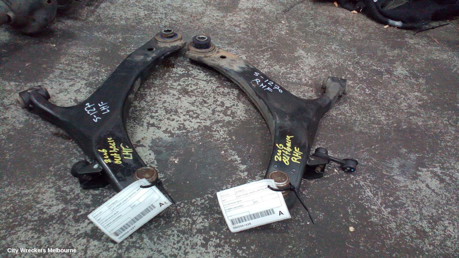 SUBARU OUTBACK LEFT FRONT LOWER CONTROL ARM, 4TH GEN, NON SELF LEVELLING SENSOR BRACKET, 09/2003 - 08/2009 - Image 2