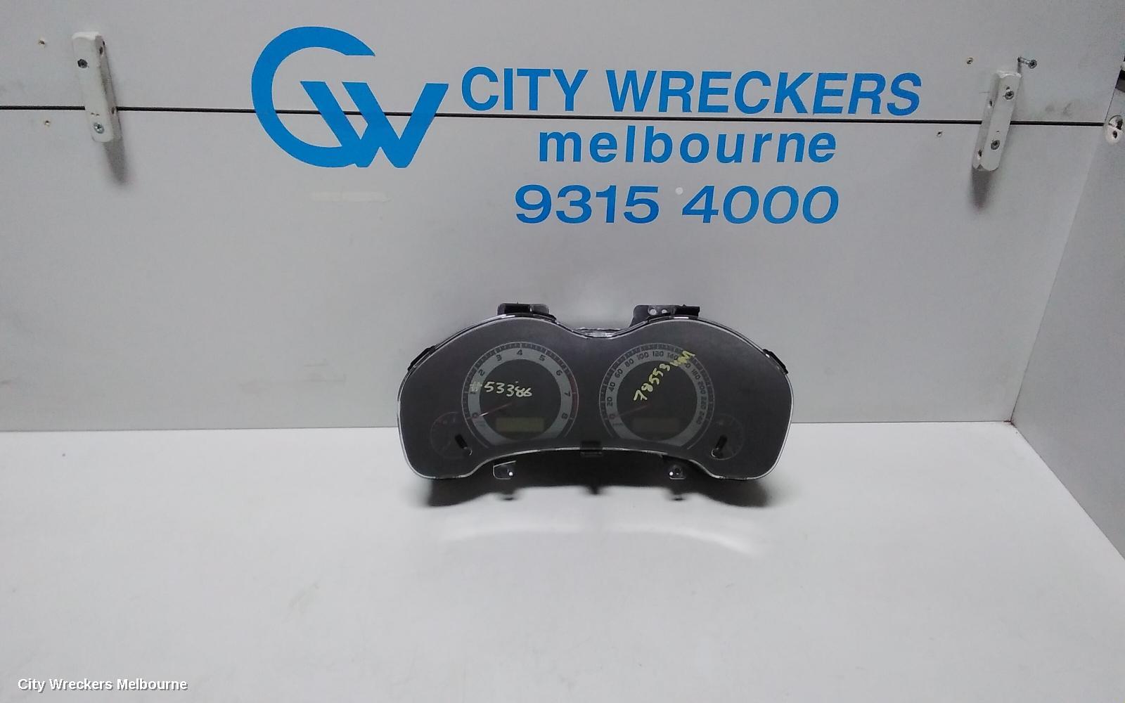 TOYOTA COROLLA INSTRUMENT CLUSTER, AUTO, ZRE152R, HATCH, STANDARD TYPE, 03/2007 - 11/2009 - Image 1