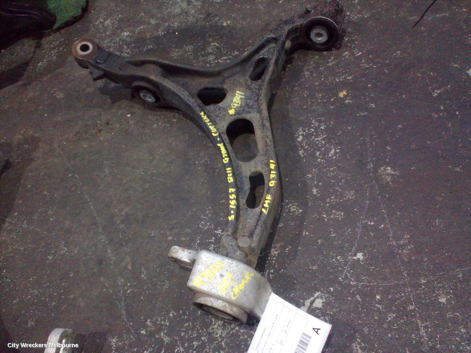 JEEP GRANDCHEROKEE LEFT FRONT LOWER CONTROL ARM, WK, 3.6, PETROL, 10/2010 - 09/2016 - Image 2