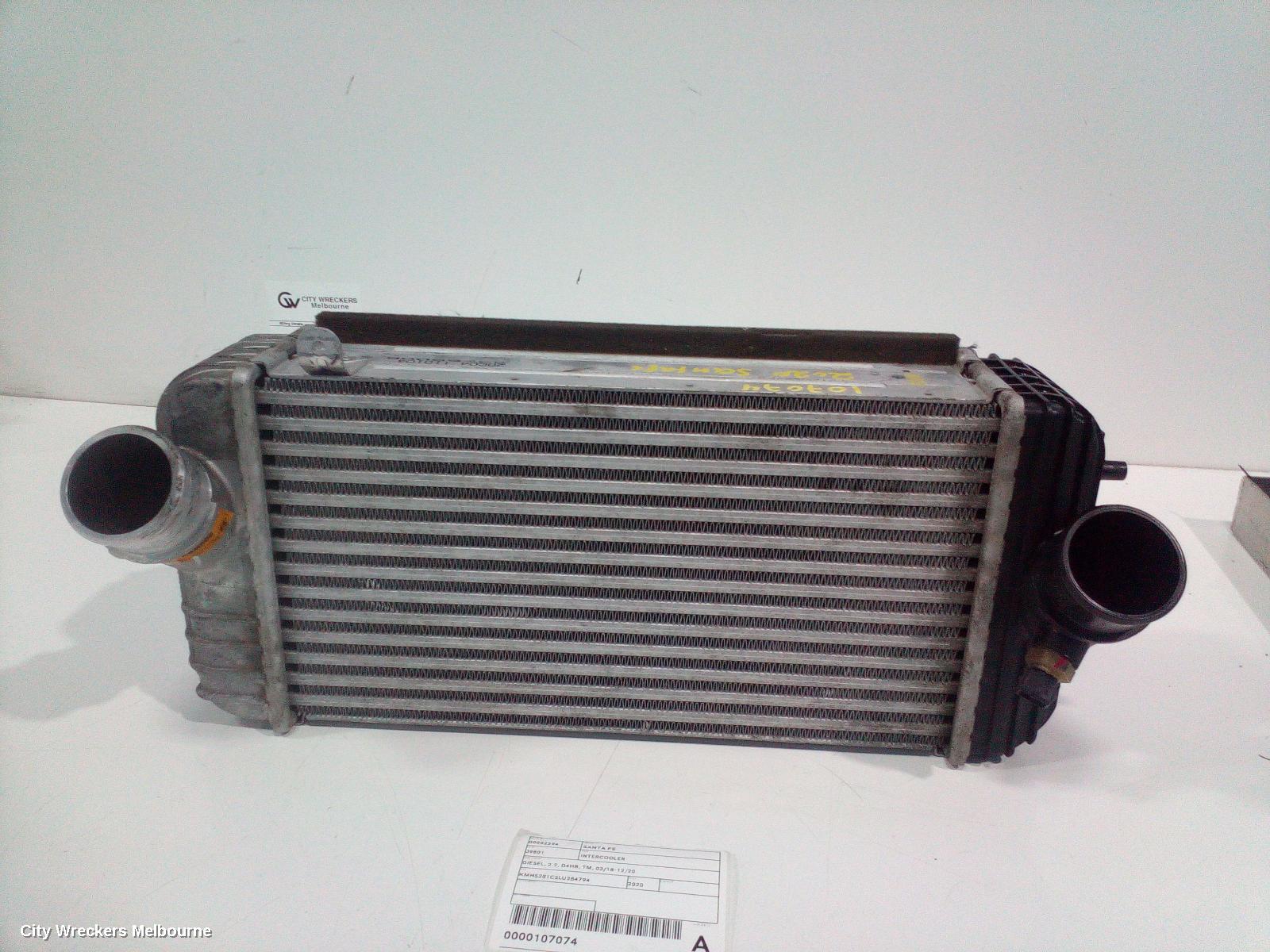 HYUNDAI SANTA FE INTERCOOLER, DIESEL, 2.2, D4HB, TM, 03/2018 - 12/2020 - Image 1