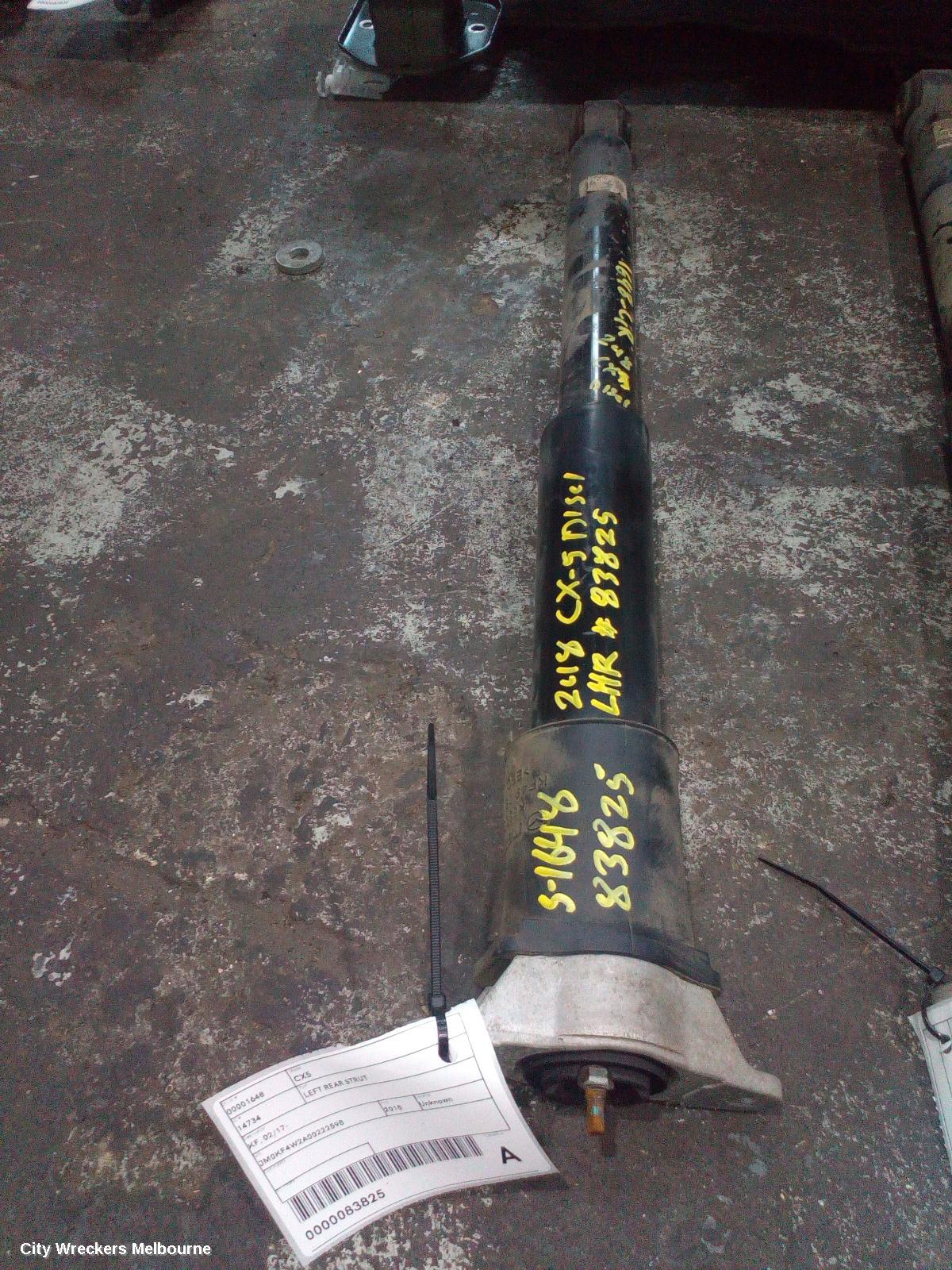 MAZDA CX5 SHOCK ABSORBER, REAR (LH SIDE), AUTO, AWD, DIESEL, 2.2, SH-VPTS/SH-VPTR, BI-TURBO, KF, 02/2017 ONWARDS - Image 1