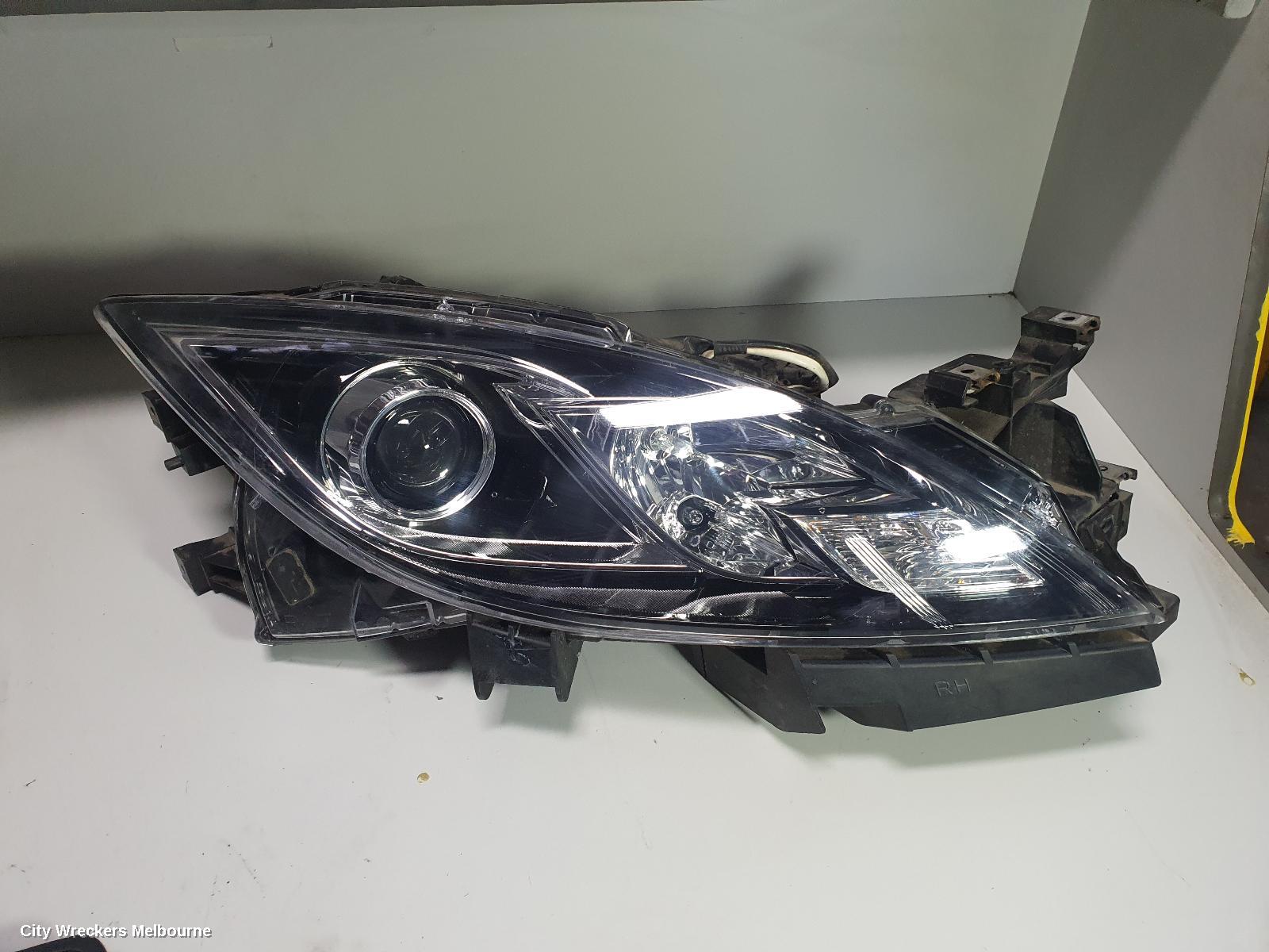 MAZDA 6 RIGHT HEADLAMP, GH SI, HALOGEN, MANUAL ADJ, 02/2008 - 03/2010 - Image 2